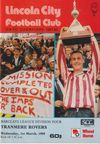 Lincoln City v Tranmere Rovers Match Programme 1989-03-01