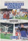Tranmere Rovers v Wrexham Match Programme 1989-03-03