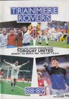 Tranmere Rovers v Torquay United Match Programme 1989-03-13