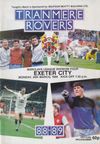 Tranmere Rovers v Exeter City Match Programme 1989-03-20