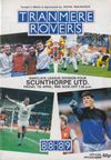 Tranmere Rovers v Scunthorpe United Match Programme 1989-04-07