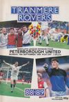 Tranmere Rovers v Peterborough United Match Programme 1988-09-19