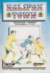 Halifax Town v Tranmere Rovers Match Programme 1988-09-23