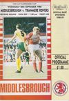 Middlesbrough v Tranmere Rovers Match Programme 1988-09-28