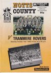 Notts County v Tranmere Rovers Match Programme 1989-10-14