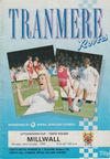 Tranmere Rovers v Millwall Match Programme 1989-10-23