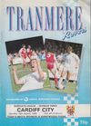 Tranmere Rovers v Cardiff City Match Programme 1989-08-26