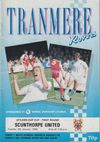 Tranmere Rovers v Scunthorpe United Match Programme 1990-01-09