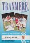 Tranmere Rovers v Chester Match Programme 1990-02-06
