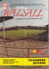 Walsall v Tranmere Rovers Match Programme 1990-04-28