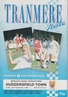 Tranmere Rovers v Huddersfield Town Match Programme 1989-09-22