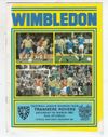 Wimbledon v Tranmere Rovers Match Programme 1981-03-07