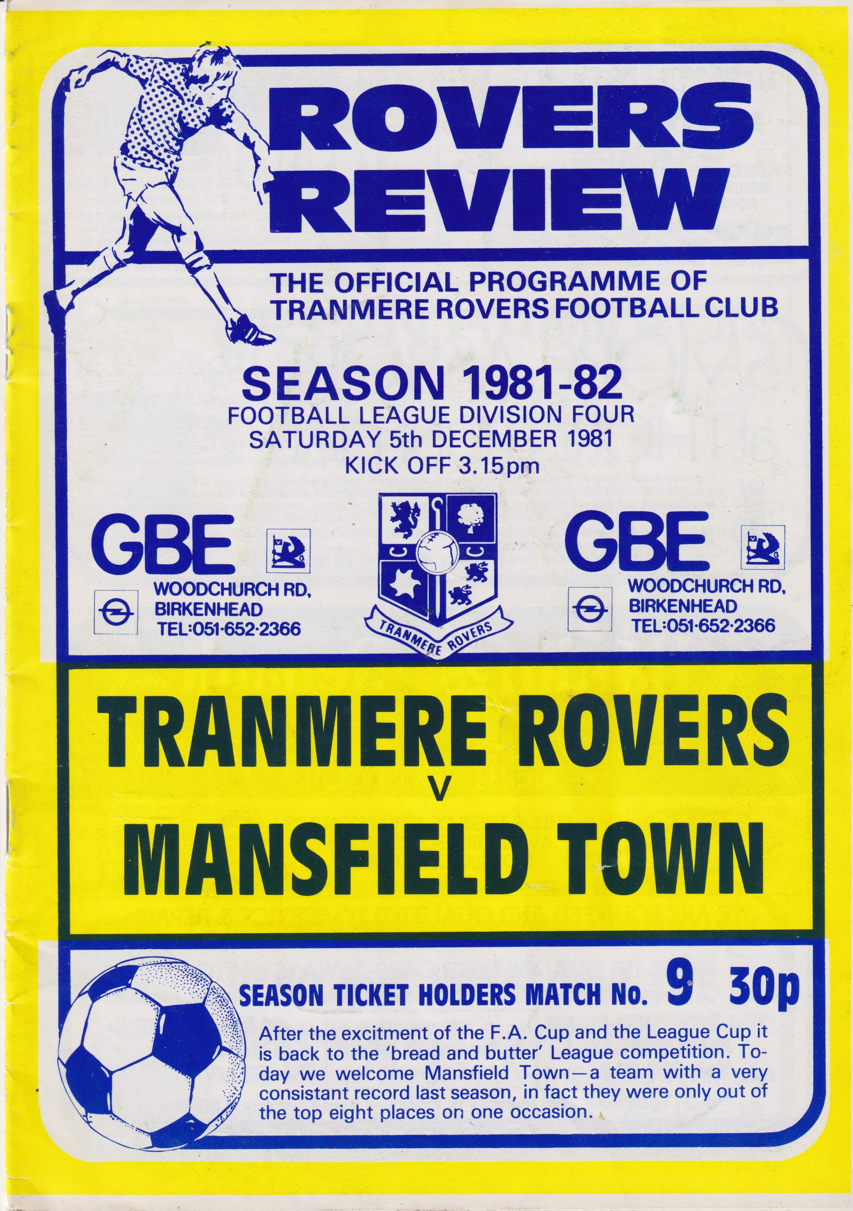 Match Programme