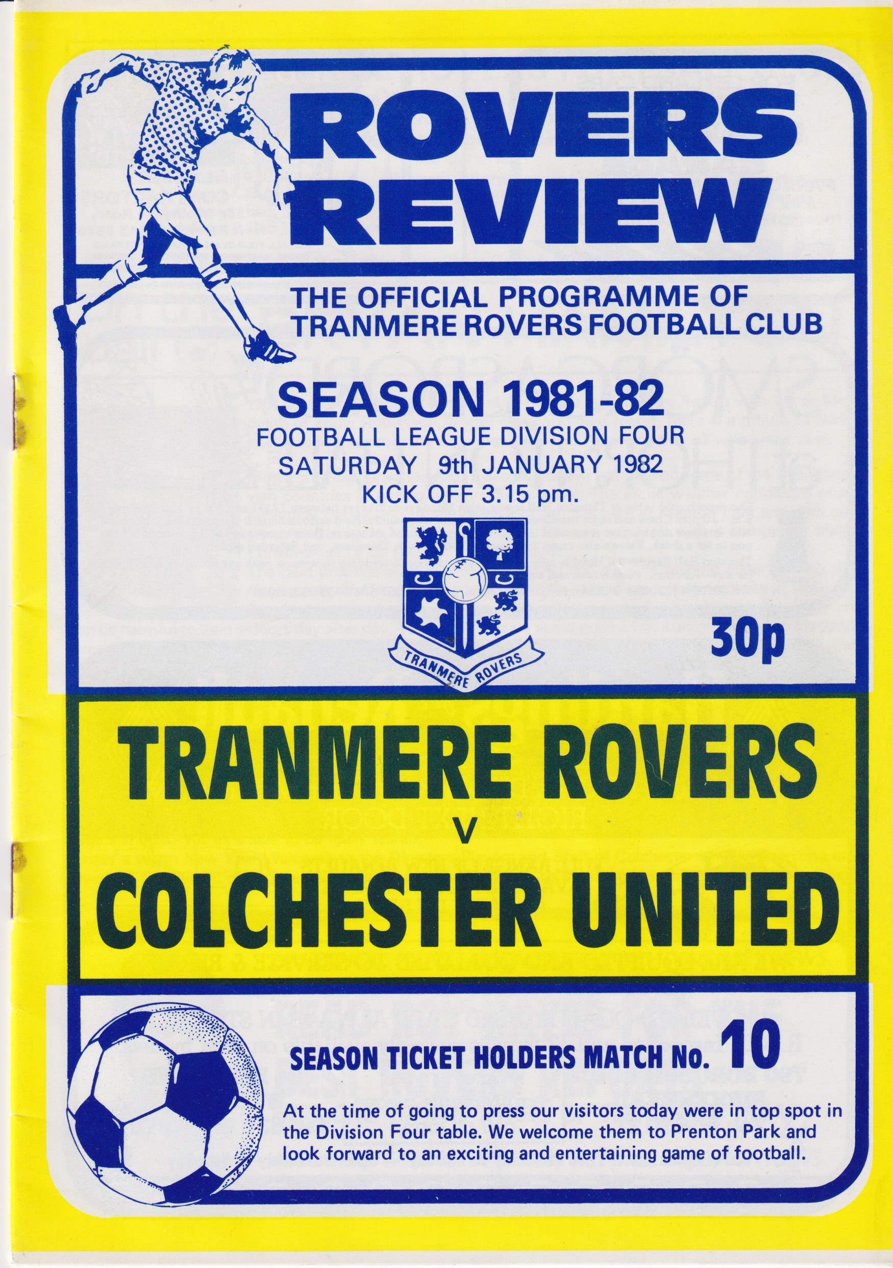 Match Programme