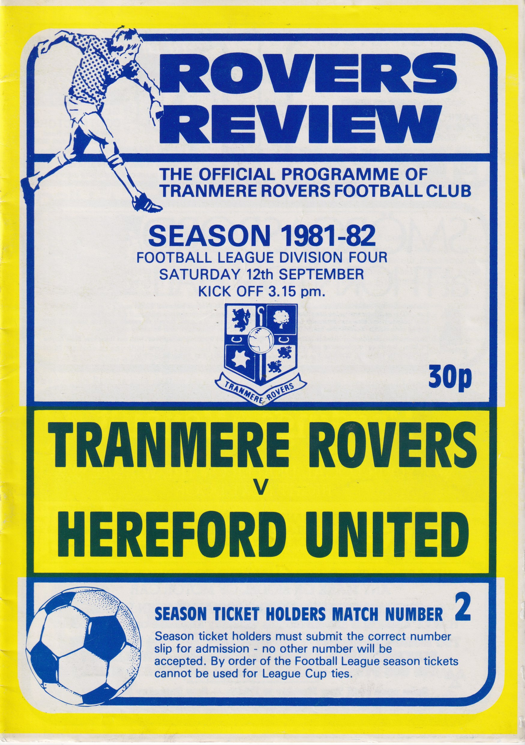 Match Programme