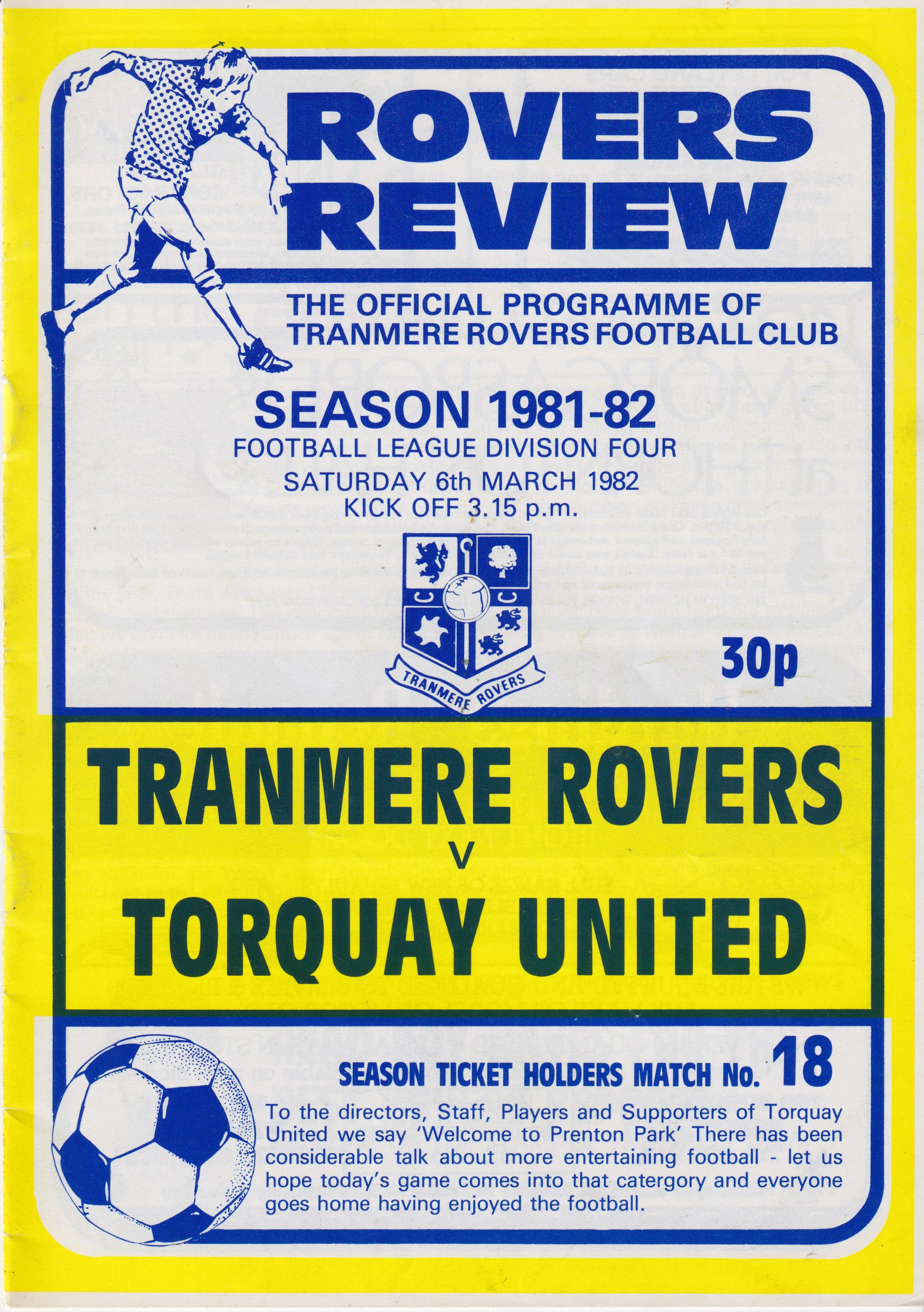 Match Programme