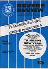Tranmere Rovers v Crewe Alexandra Match Programme 1983-01-01