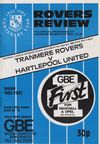 Tranmere Rovers v Hartlepool United Match Programme 1983-02-05