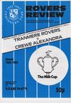 Tranmere Rovers v Crewe Alexandra Match Programme 1982-09-13