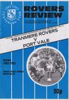 Tranmere Rovers v Port Vale Match Programme 1983-04-08