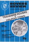 Tranmere Rovers v Halifax Town Match Programme 1983-04-23