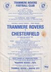 Tranmere Rovers v Chesterfield Match Programme 1982-08-21