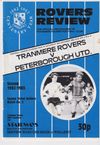 Tranmere Rovers v Peterborough United Match Programme 1982-10-16