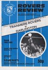 Tranmere Rovers v Darlington Match Programme 1982-10-18