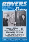 Tranmere Rovers v Hartlepool United Match Programme 1984-02-03