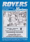 Tranmere Rovers v Chester Match Programme 1984-05-05