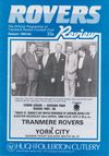 Tranmere Rovers v York City Match Programme 1984-04-23