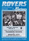 Tranmere Rovers v Bristol City Match Programme 1983-10-14
