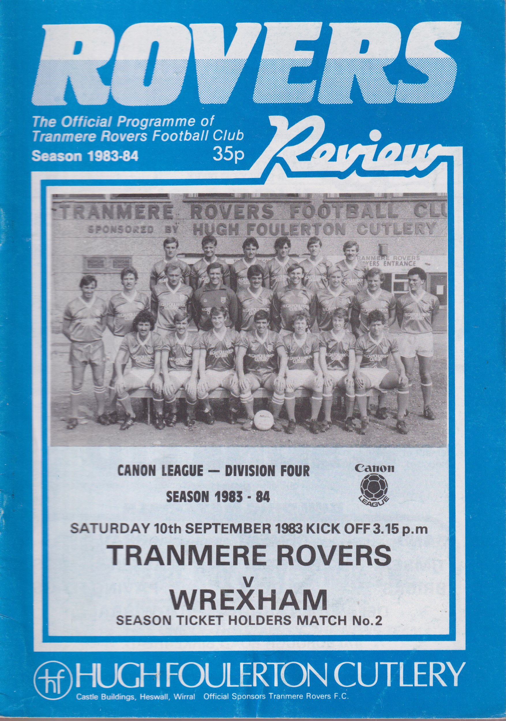 Match Programme