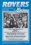 Tranmere Rovers v Bolton Wanderers Match Programme 1983-11-19