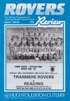 Tranmere Rovers v Reading Match Programme 1983-12-30