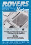 Tranmere Rovers v Bury Match Programme 1983-08-27