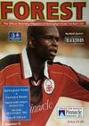 Nottingham Forest v Tranmere Rovers Match Programme 1997-10-18