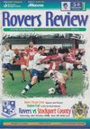 Tranmere Rovers v Stockport County Match Programme 1998-10-31