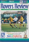 Tranmere Rovers v Bradford City Match Programme 1998-11-10
