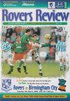 Tranmere Rovers v Birmingham City Match Programme 1999-03-09