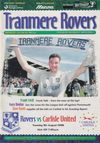 Tranmere Rovers v Carlisle United Match Programme 1998-08-11