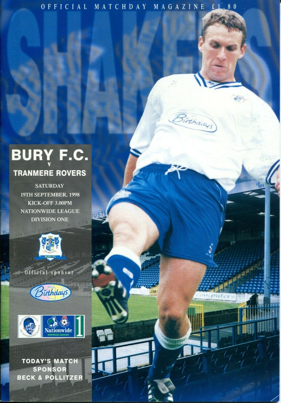 Match Programme