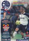 Bolton Wanderers v Tranmere Rovers Match Programme 1999-12-04