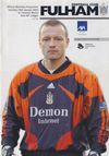 Fulham v Tranmere Rovers Match Programme 2000-01-29