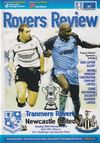 Tranmere Rovers v Newcastle United Match Programme 2000-02-20