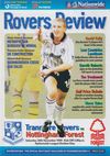Tranmere Rovers v Nottingham Forest Match Programme 1999-11-20