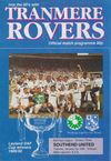 Tranmere Rovers v Southend United Match Programme 1991-01-01