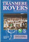 Tranmere Rovers v Crewe Alexandra Match Programme 1991-02-04