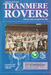 Tranmere Rovers v AFC Bournemouth Match Programme 1991-03-18
