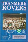 Tranmere Rovers v Cambridge United Match Programme 1991-03-29